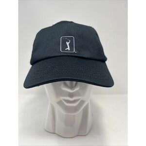 PGA Tour Golf AIRFLUX‎ Fairway Mesh Adjustable Cap /Hat - Dark Navy NWT